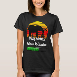 Wooly Mammoth Colossal Re Exinction Status Pub R T Shirt