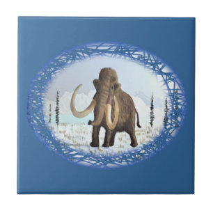 Wooly Mammoth Kakelplatta