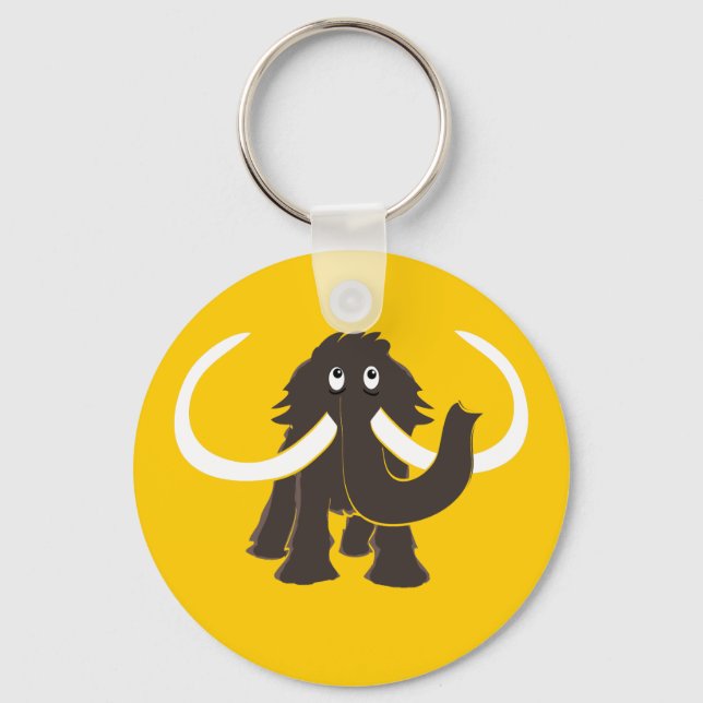 Wooly Mammoth Keychain Nyckelring (Framsida)