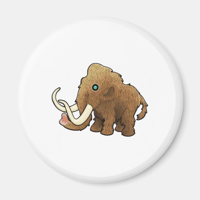 Wooly Mammoth Magnet (Framsidan)