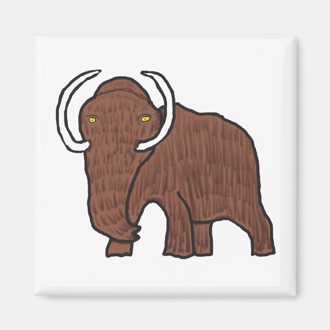 Wooly Mammoth Magnet (Framsidan)