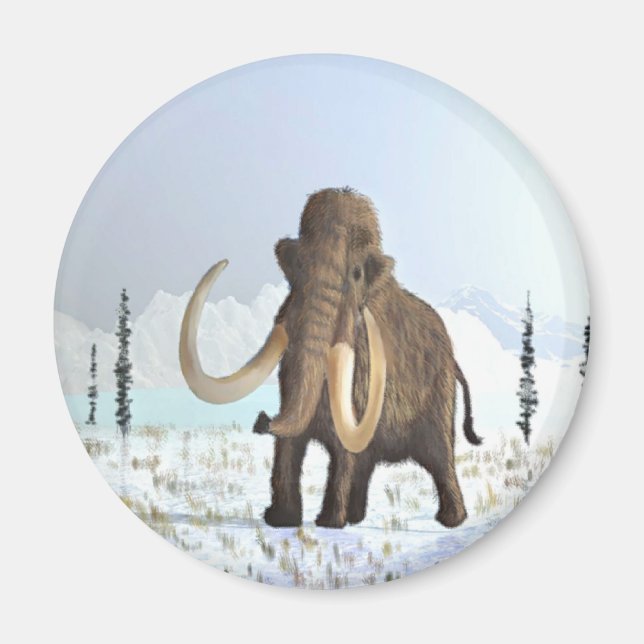 Wooly Mammoth Magnet (Framsidan)