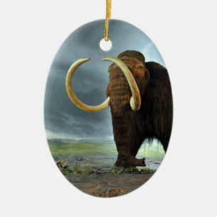 Wooly Mammoth-Modet Destiny Julgransprydnad Keramik
