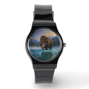 Wooly Mammoth och Rocky mountains Armbandsur