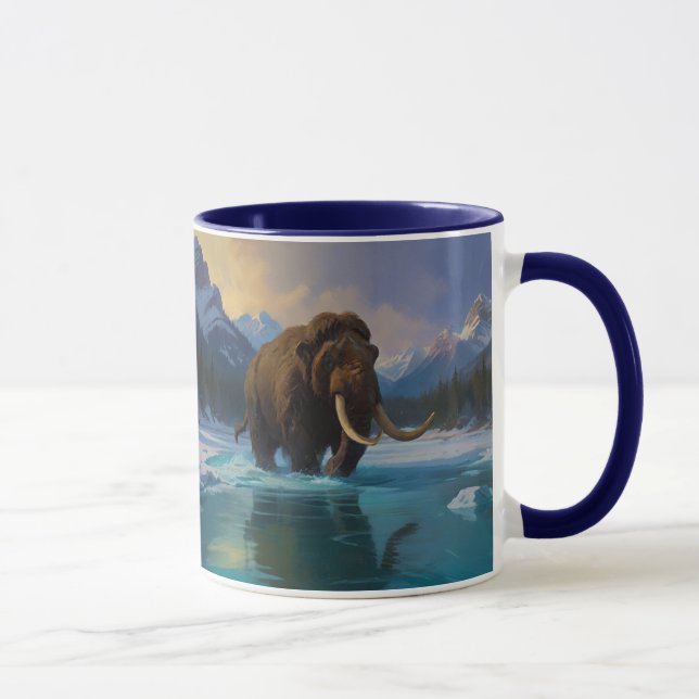 Wooly Mammoth och Rocky mountains Mugg (Höger)