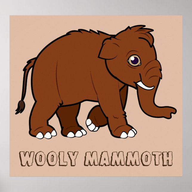Wooly Mammoth Poster (Framsidan)