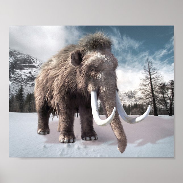 Wooly Mammoth Poster (Framsidan)