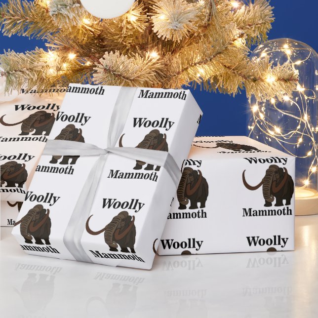 Wooly Mammoth Presentpapper (Helgdagar)