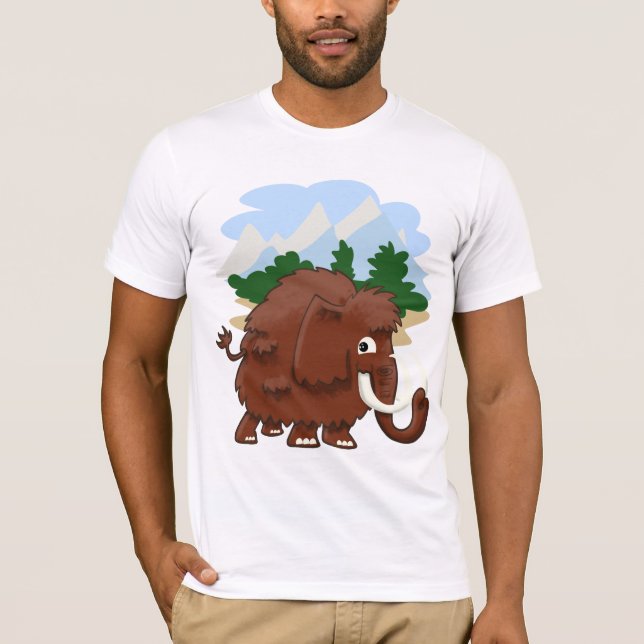 Wooly Mammoth T Shirt (Framsida)