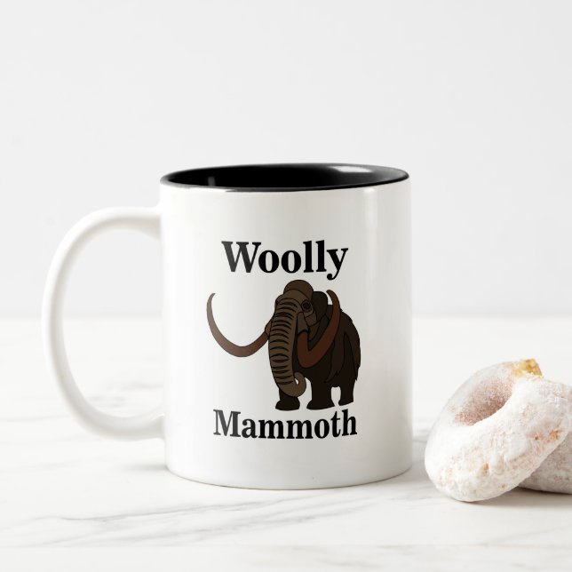 Wooly Mammoth Två-Tonad Mugg (Med munk)
