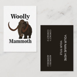 Wooly Mammoth Visitkort