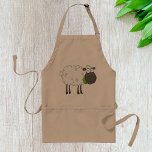 Wooly Sheep Apron Förkläde<br><div class="desc">Det här är ett luddigt får. Fåren ligger i tecknaden stil och har mycket ull på det. Den här luddiga fårdesignen ser underbar ut på Apron</div>