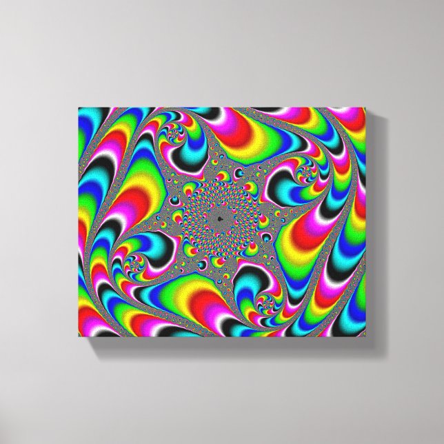 Wooo Mandelbrot Fractal Canvastryck (Framsida)