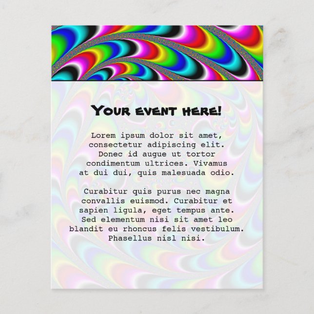 Wooo Mandelbrot Fractal Flygblad (Framsidan)