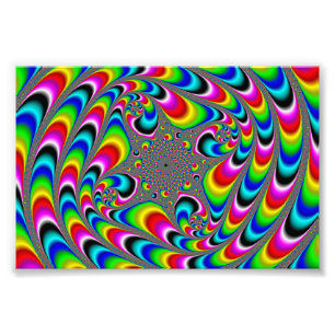 Wooo Mandelbrot Fractal Fototryck