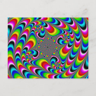 Wooo Mandelbrot Fractal Vykort