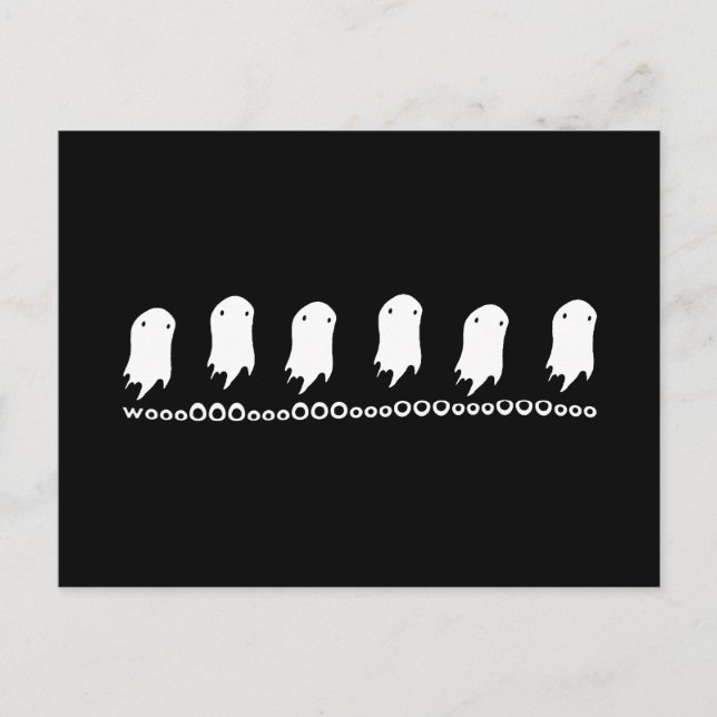 Wooo Spöken Vykort (Framsida)