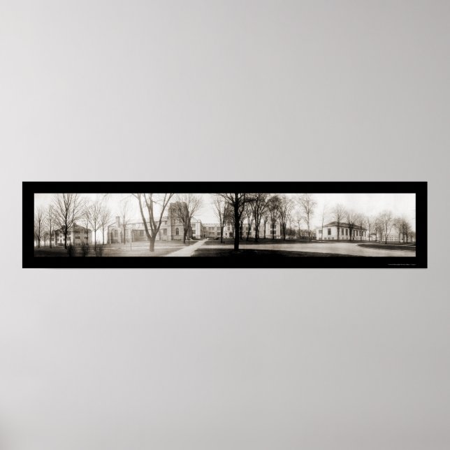 Wooster College OH Photo 1910 Poster (Framsidan)