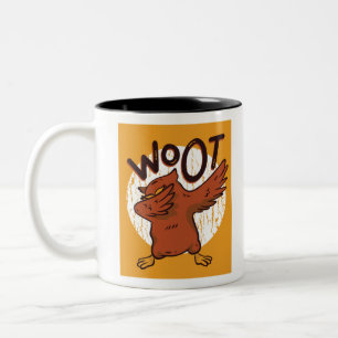 Woot Uggla Två-Tonad Mugg