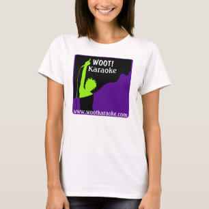 Wootkaraoke logotyp, WOOT! , Karaoke, T Shirt