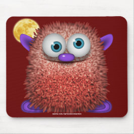 Woozle the Cute Wuzzy Butt & Måne, Kids Mousepad Musmatta