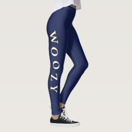Woozy sidologotypdamasker leggings