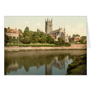 Worcester Cathedral, Worcestershire, England Hälsningskort