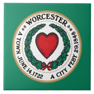 Worcester City flagga Kakelplatta