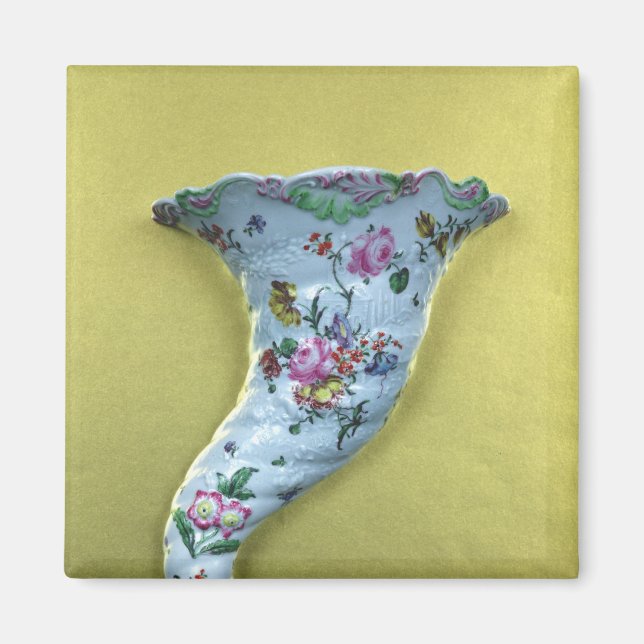 Worcester cornucopia wall ficka, 1760 magnet (Framsidan)