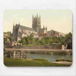 Worcester domkyrka II, Worcestershire, England Musmatta