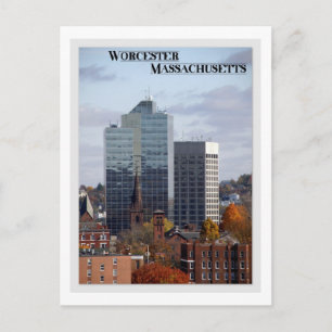 Worcester Massachusetts Vykort