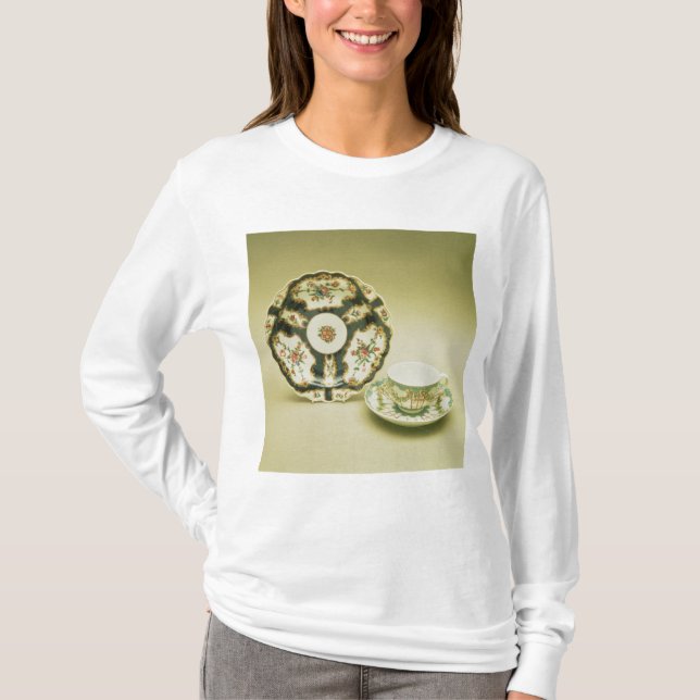 Worcester porslin pläterar med blåttdekoration tröja (Framsida)