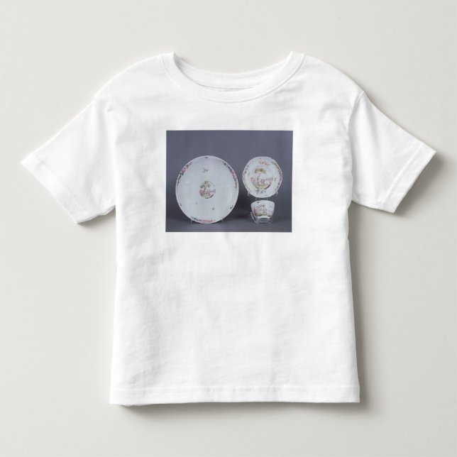 Worcester teabowl och saucer och maträtt tee (Framsida)