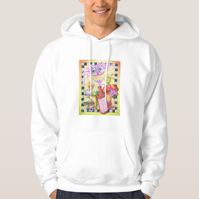WorCHESHIRE CAT Tröja Med Luva (Framsida)