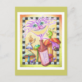 WorCHESHIRE CAT Vykort