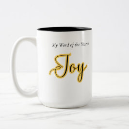 Word of the year - Joy Två-Tonad Mugg