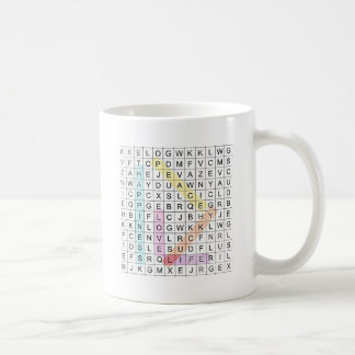 Word Search Kaffemugg