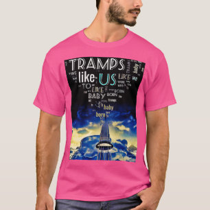 Wordart Tramps som US 2 WallsOfFameAust T Shirt