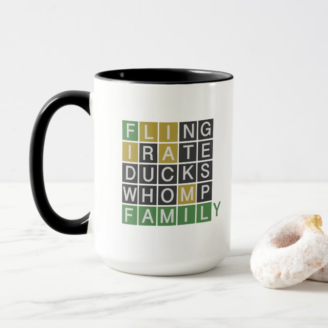 Wordle Family Mugg (Med munk)
