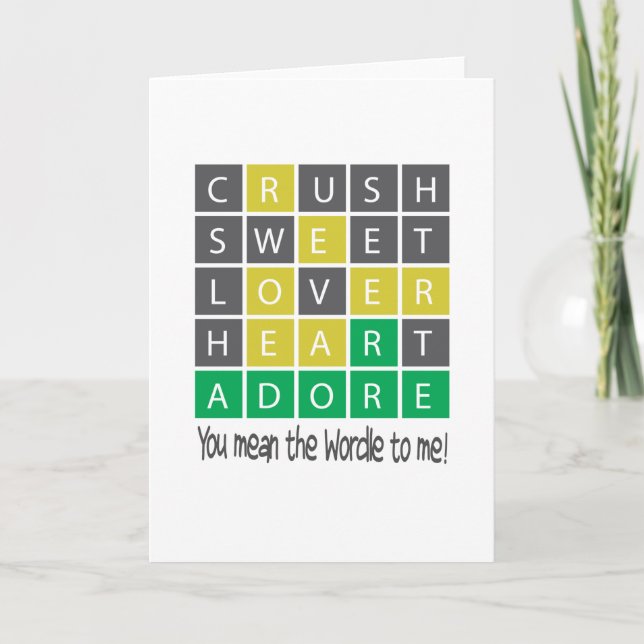 wordle kort (Framsida)