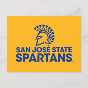 Wordmark för Logotyp av San Jose State Spartans Inbjudan Vykort