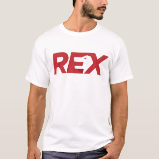 wordmark med Tyrannosaurus silhouette T Shirt