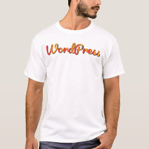 WordPress WP-teckensnitt T Shirt