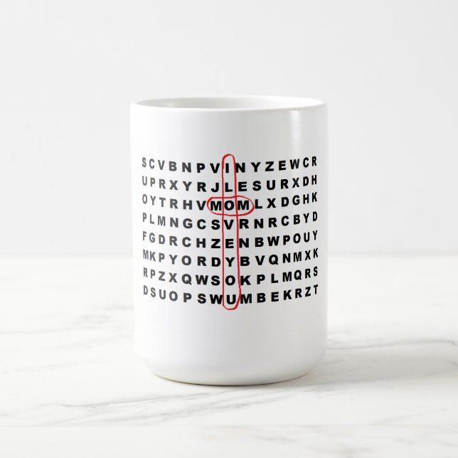 "Wordsearch mamma" mugg (Center)