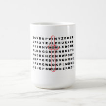 "Wordsearch mamma" mugg