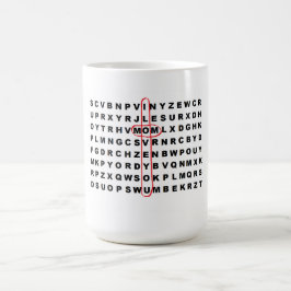 "Wordsearch mamma" mugg