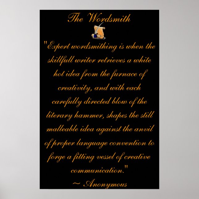 Wordsmith Poster (Framsidan)