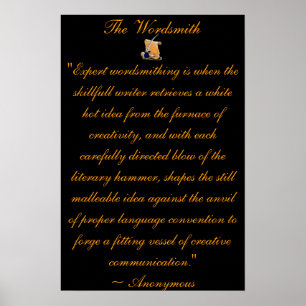 Wordsmithaffisch Poster