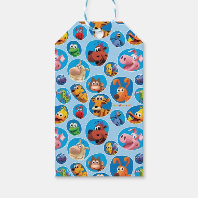 WordWorld Gift-Märkre Presentetikett (Framsidan)