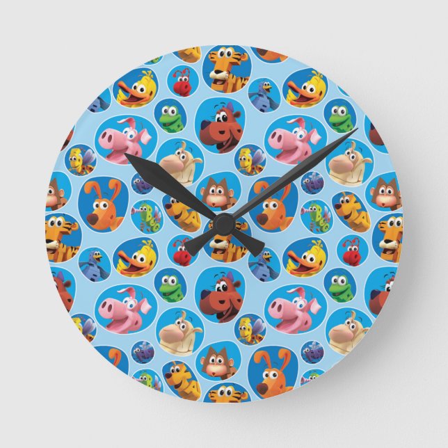 WordWorld-klocka Rund Klocka (Framsida)